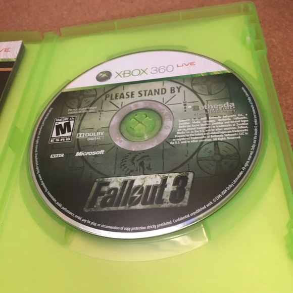 5/$25 Fallout 3 XBOX 360 Video Game 2008 NOT  Tested Used Disc Booklet Case - Picture 6 of 8